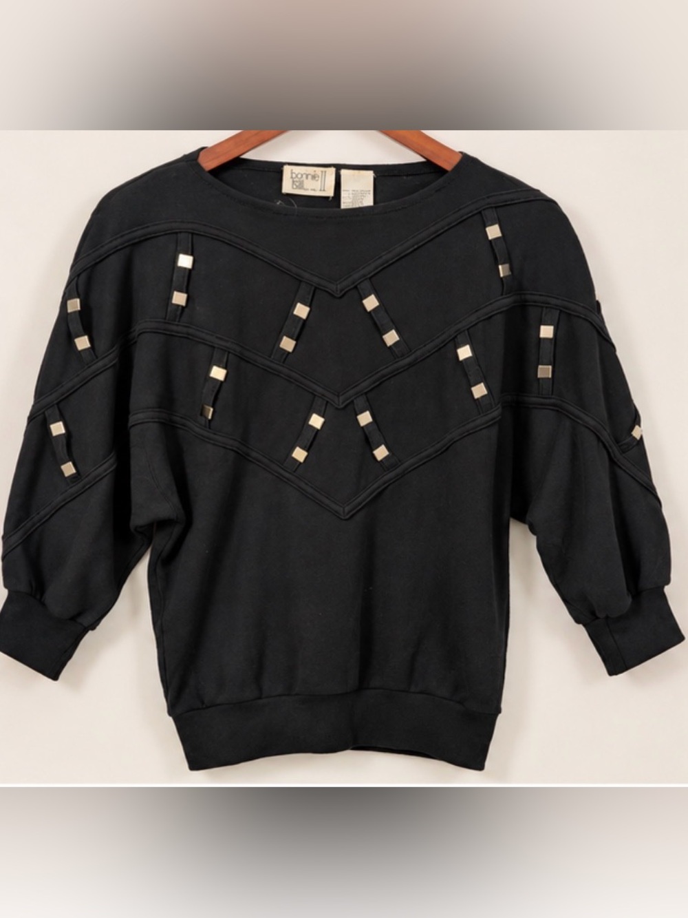 Vintage Bonnie and Bill Embellished Studses Sweatshirt